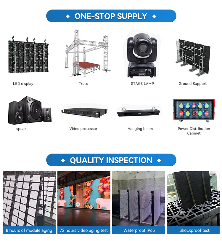 Hot Sale P3.91 P4.81 Indoor LED Screen Indoor Led Display Panel Rental Led Video Wall