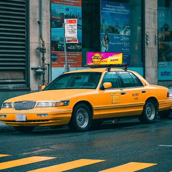 taxi top led display taxi advertising screens LED taxi display  Car led display screen