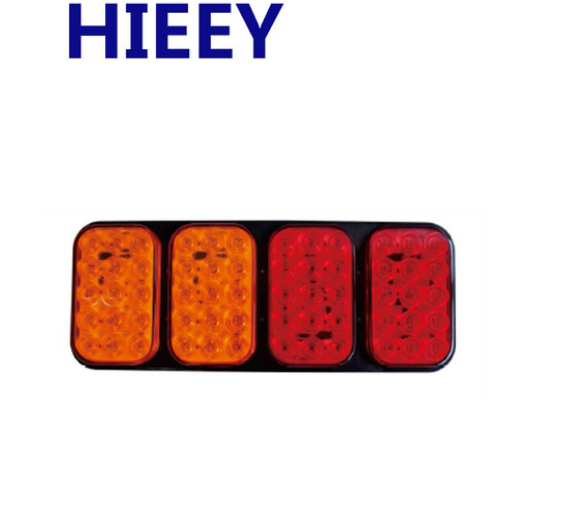 6 inch Oval LED Tail Lights, STOP/TURN/TAIL led truck tail lamp