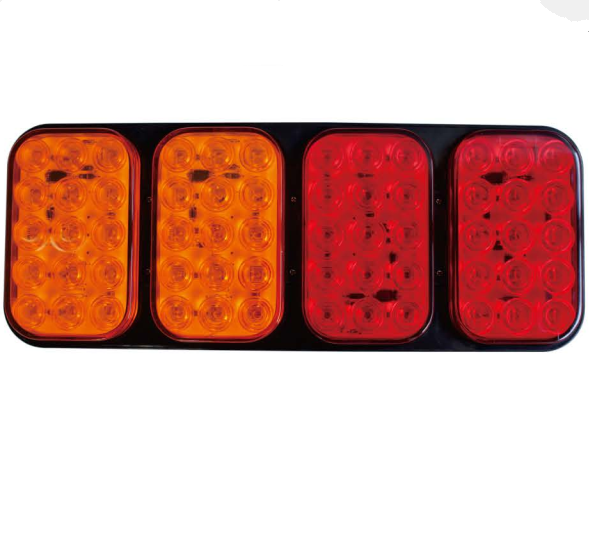 6 inch Oval LED Tail Lights, STOP/TURN/TAIL led truck tail lamp