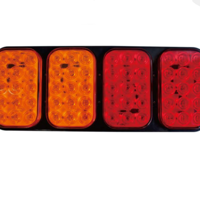 6 inch Oval LED Tail Lights, STOP/TURN/TAIL led truck tail lamp