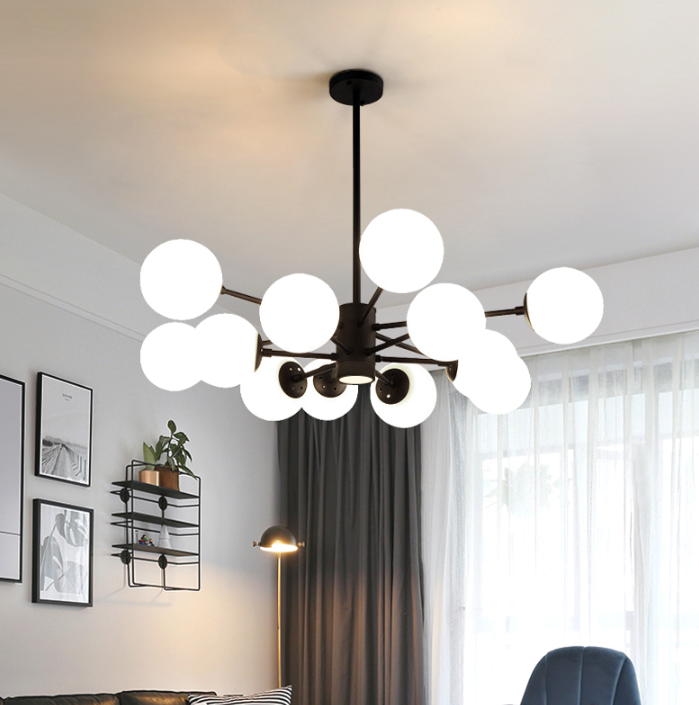 modern home magic bean glass ball chandelier lighting fixtures chandeliers living room bedroom ceiling chandelier pendant lights