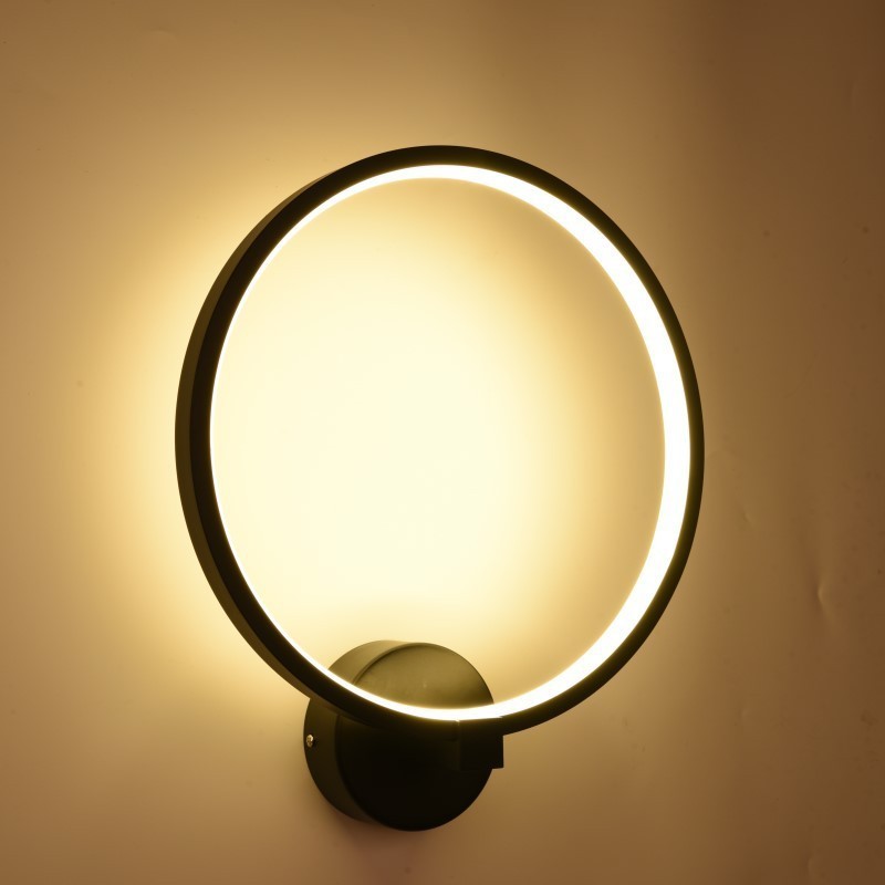 Creative Fancy Led Wall Light Modern Art Round Angel Wall Mounted Light For Living Room Bedroom Lamp sconce Indoor Home Lighting