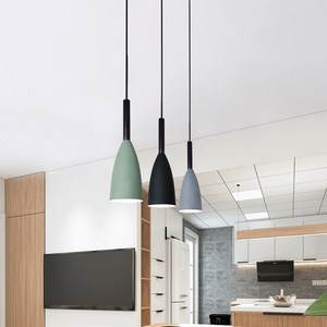 kitchen long pendant chandelier light modern dining Nordic lamps creative personality dining room dining lights