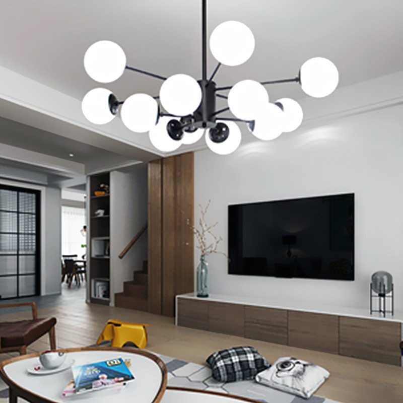 modern home magic bean glass ball chandelier lighting fixtures chandeliers living room bedroom ceiling chandelier pendant lights