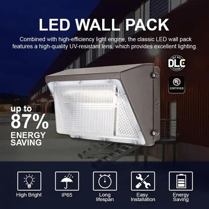 Factory Economical Outdoor wall pack LED light 25W 50W 75W 100W 120W outdoor wall light