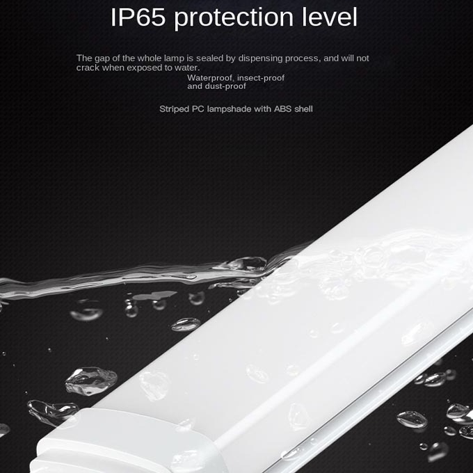 DLC SAA CE approved led tri-proof light 40W IP65 LED Fixture 4ft Tri Proof Light IP65 Triproof Light Fitting