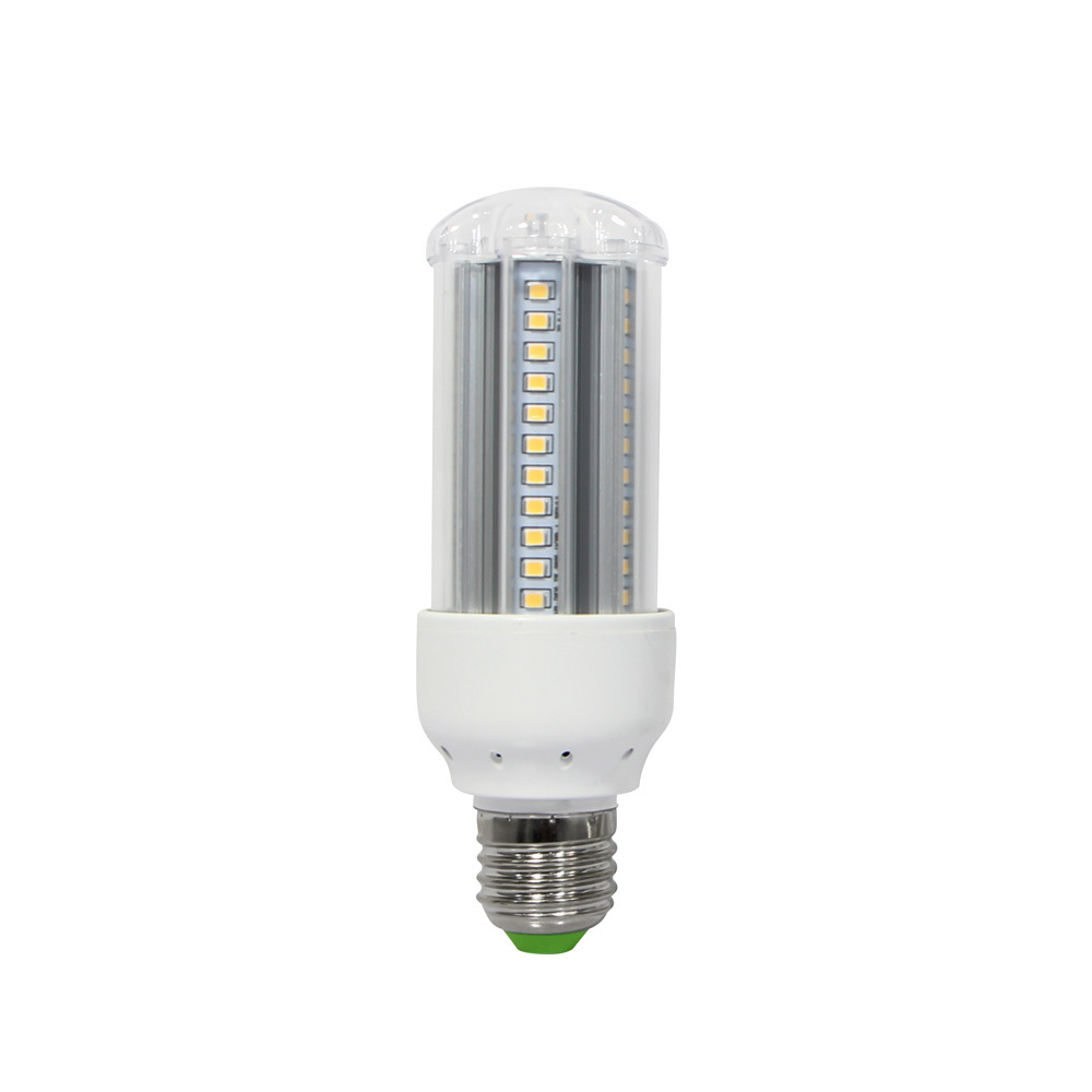 Factory wholesale aluminum E27 light bulb warm white IP40 LED home lamp 12W corn lamp