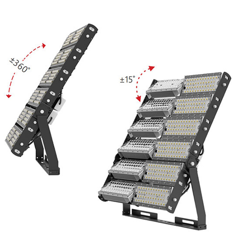 The most popular floodlight 960w 1000w 1200w1440w 1500w High power football Stadium Lamp tennis high mast led flood light