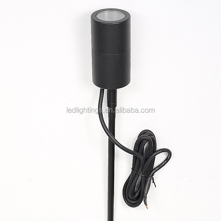 Led garden spot light 12v bollard round spike light exterior