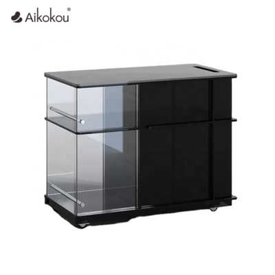 Removable sofa side cabinet trolley simple wine cooler tea table side table storage cabinet for living room