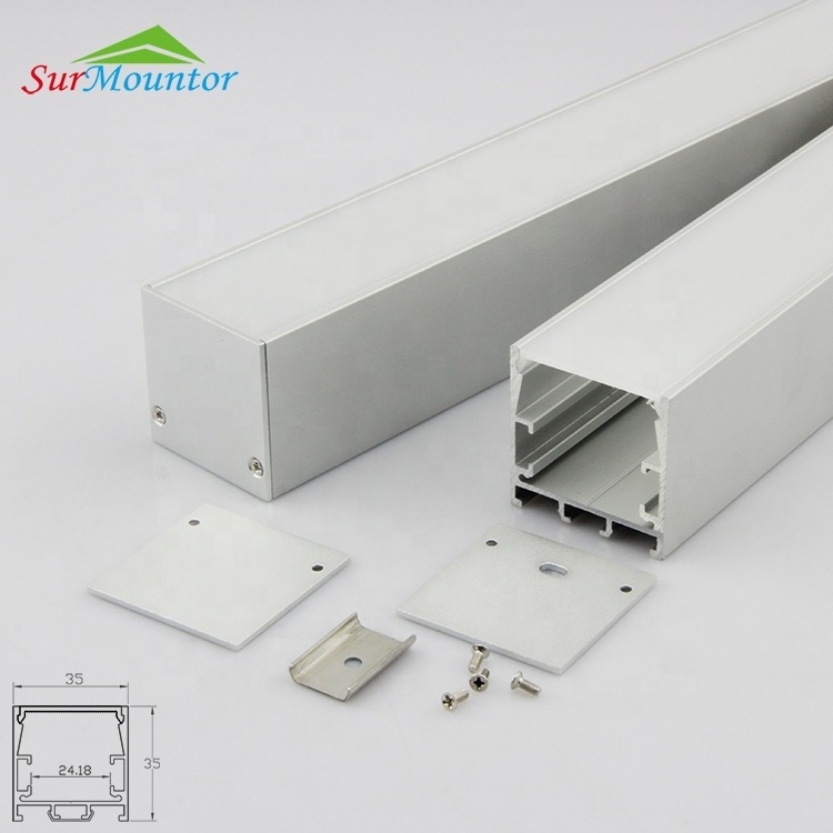 Led linear light fixture Indoor ceiling surface mounted LED Batten light tube