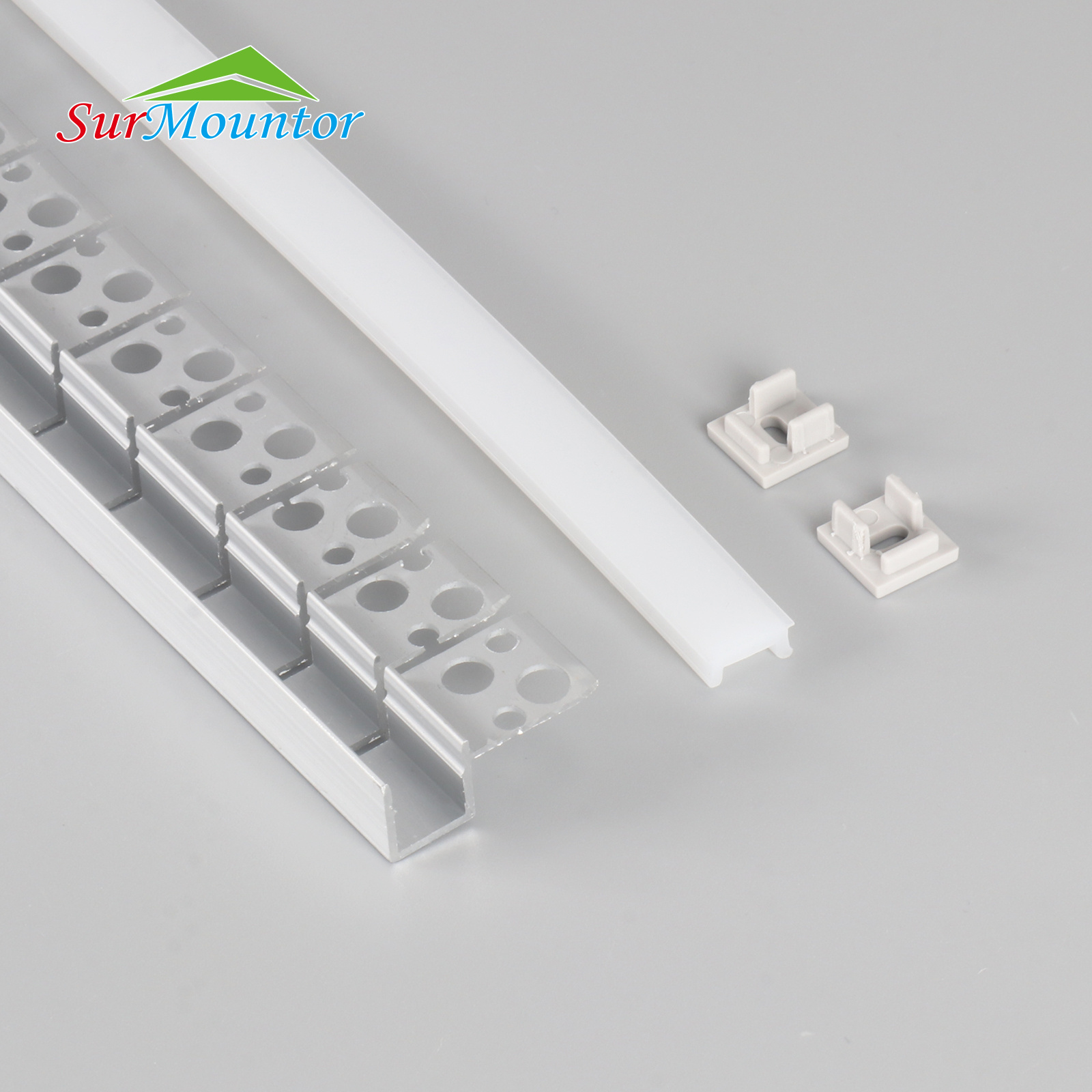 W3213 For Ceiling Light Bar Lighting Black Strips Channel Recessed Drywall Plaster Gypsum In Aluminium Led Profile