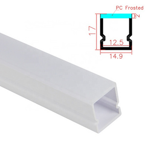 Waterproof PVC Profile For Led Strip light housing, Profile Led Strip Light Plastic Cover