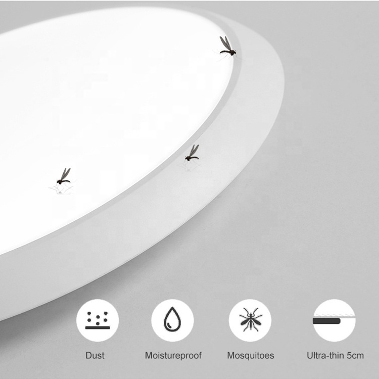 Triproof Ultra Thin IP54 Waterproof Home Office Indoor Modern Round Shape Lamp Led Ceiling Light