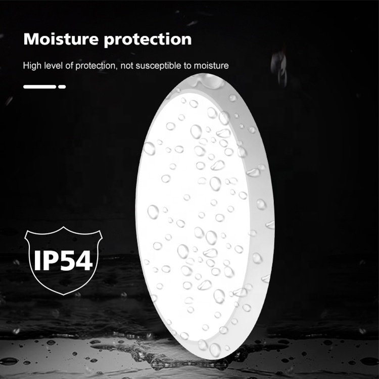 Triproof Ultra Thin IP54 Waterproof Home Office Indoor Modern Round Shape Lamp Led Ceiling Light