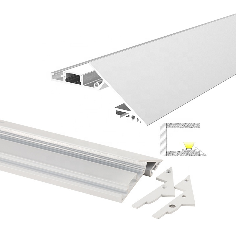 White Plaster-In Aluminium Profiles For LED Cove Lighting