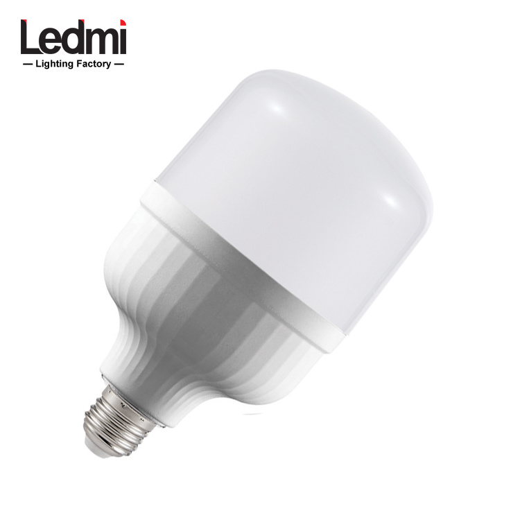 Zhongshan factory 100lm/w 10W 20W 30W 40W 50W T shape series led bulb lights