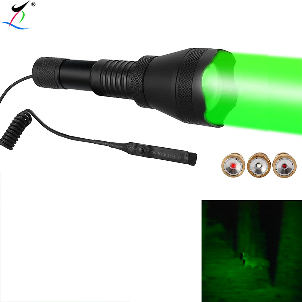 Factory 18650 Rechargeable Battery Led Tactical Strong Hunting Flashlight & Torches Powerful