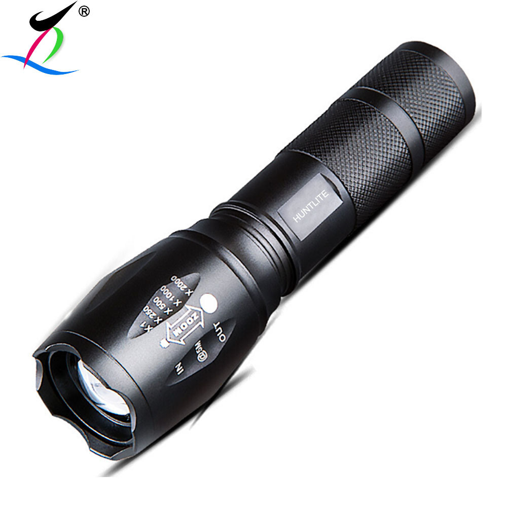 1000 Lumens Handheld Zoomable 5 Modes 10W High Power Led Flashlight