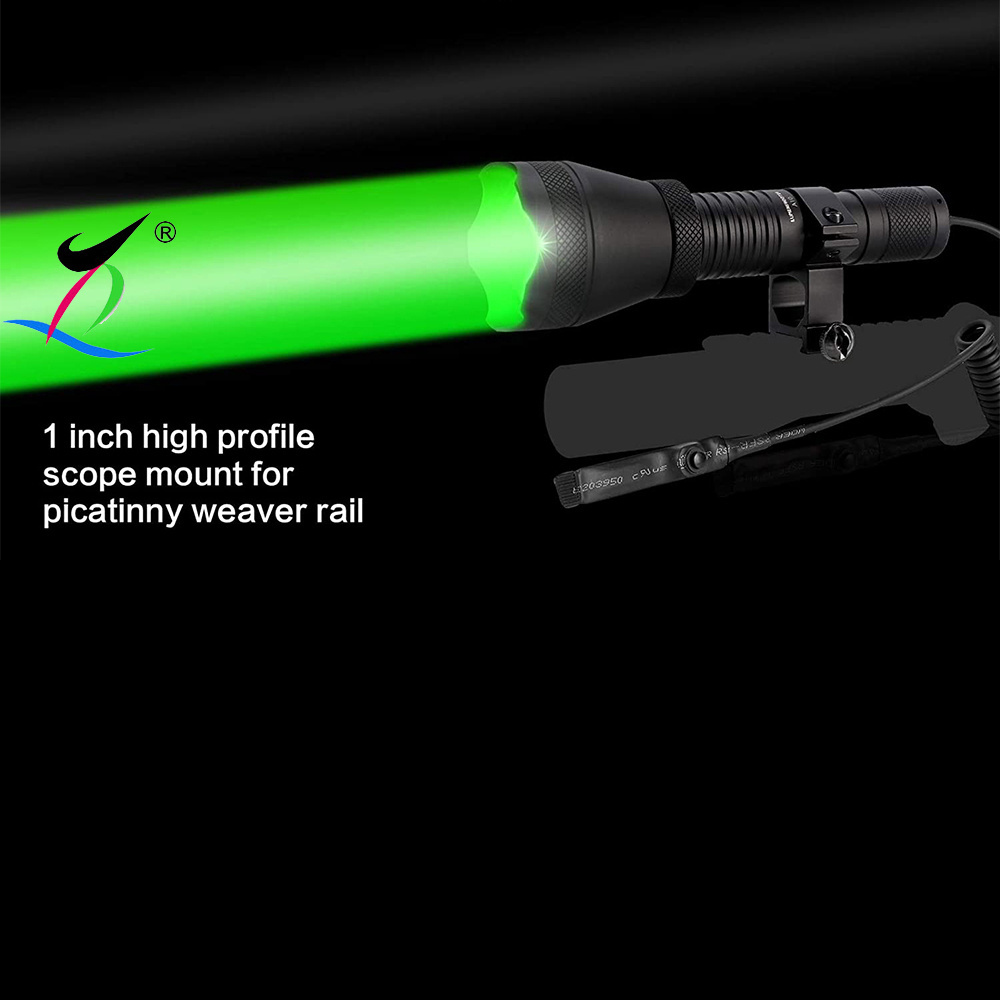 Factory 18650 Rechargeable Battery Led Tactical Strong Hunting Flashlight & Torches Powerful