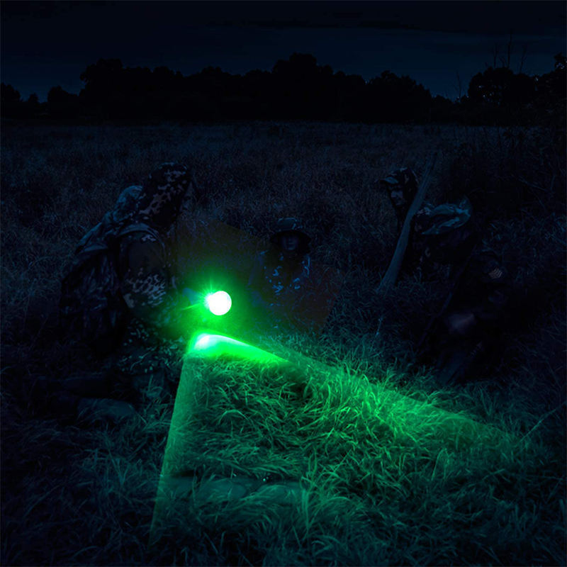 Powerful Outdoor Green Hunting Light Flashlight 800LM Predator Light Long Range Bright