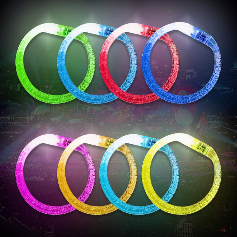 LED Bracelets Party Flashing Light Up Bracelet Sticks Party Toy Neon Rave Concert Carnival Party Accessory