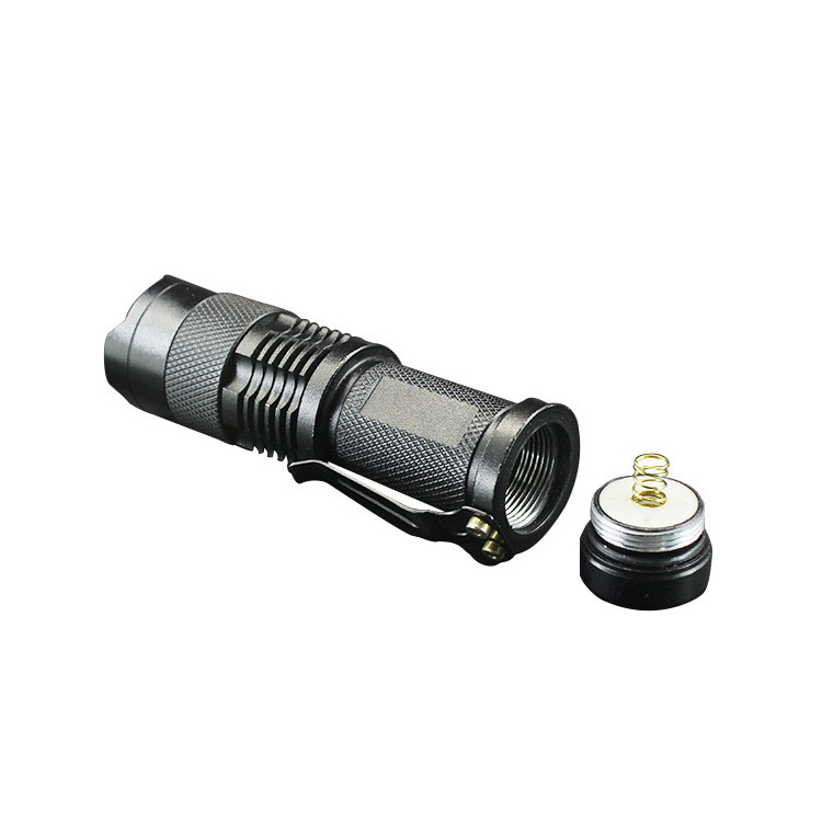 Powerful Small Purple Zoomble UV Torch 395nm 365nm Flash Light UV Led Flashlight for Test Jade and Amber