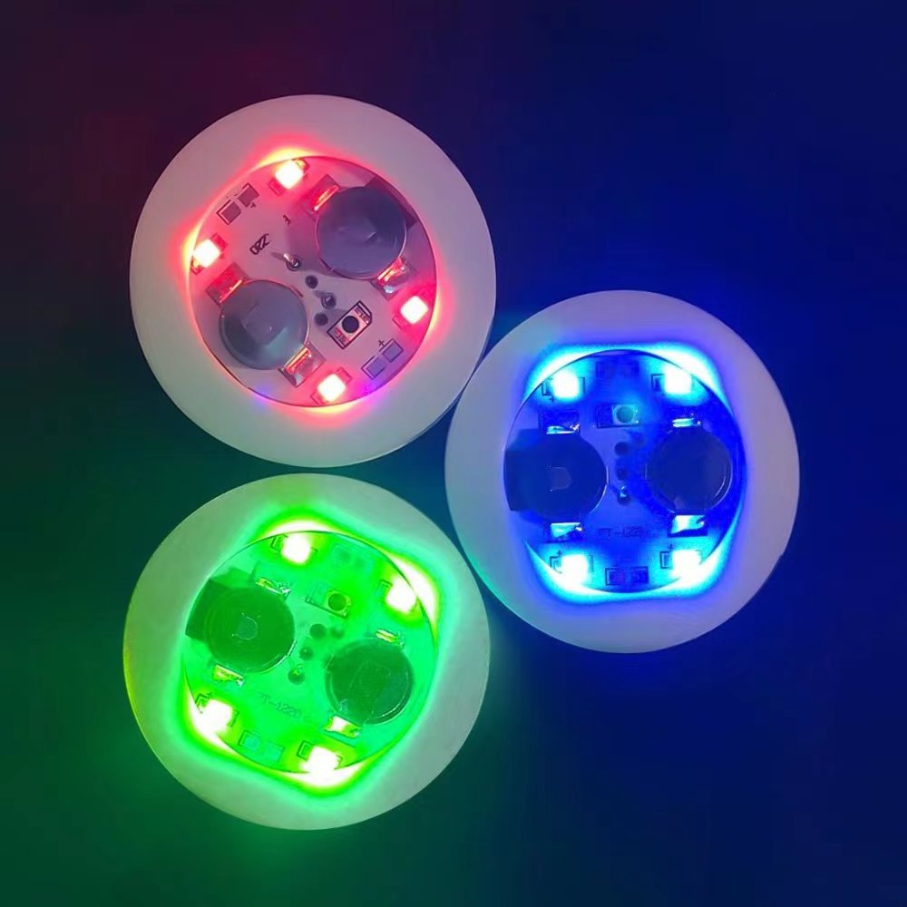 60mm 45mm LED Stickers Drinking Coasters Lighting up Flash Cup Mat for Beer Wine Glass Beverage Mat Light up Bar Opp Bag Party