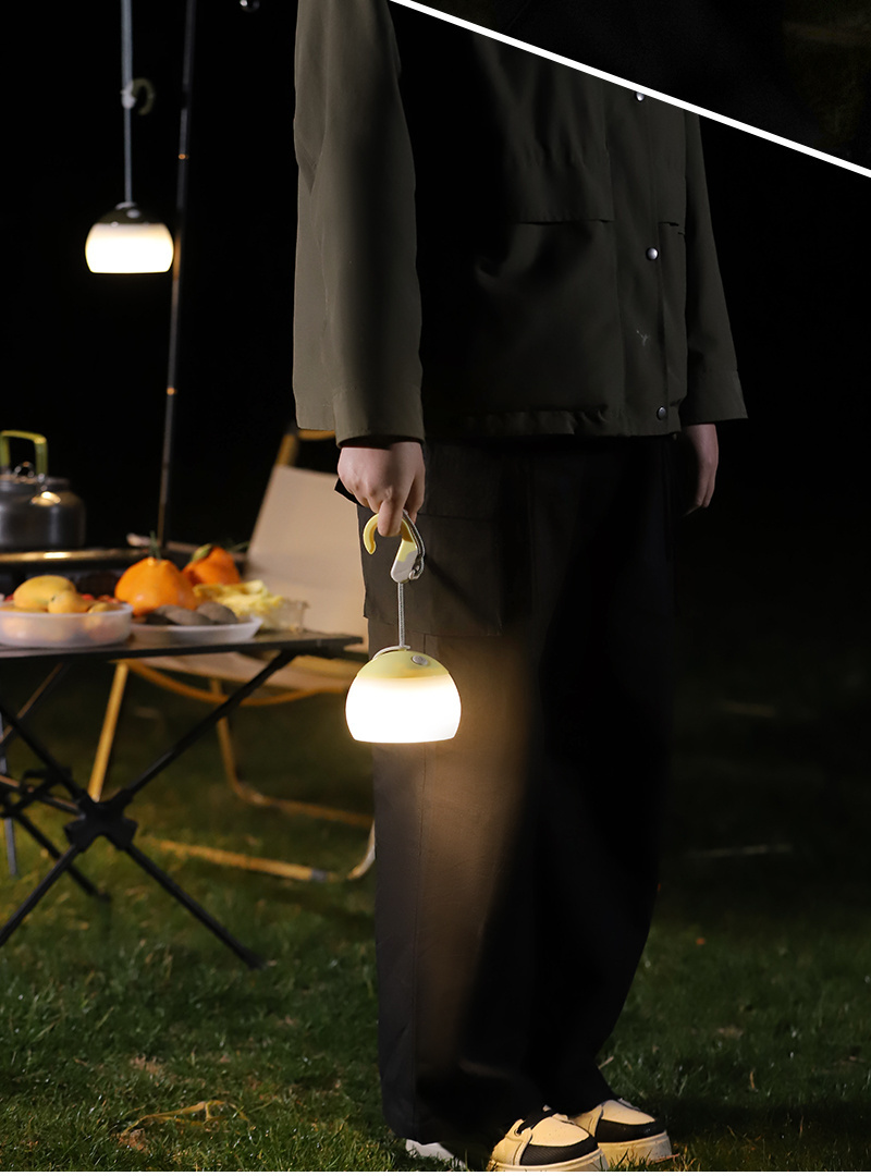 Mini Retro Camping Lantern USB Rechargeable Hanging Light Battery Powered Tent Lamp Table Light For Outdoor Emergency Power Bank