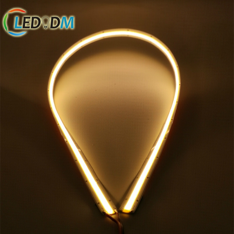 Dot Free Flexible DC 12V 24V LED Strip Light IP68 Waterproof 5m roll LED COB Light dot-less cob CSP led strip