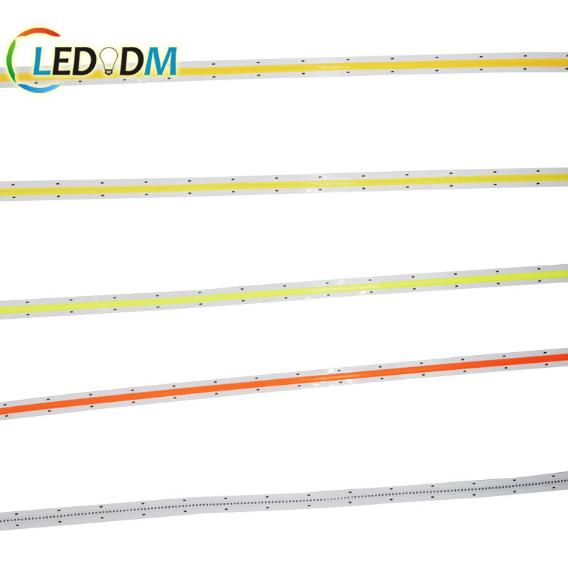 Dot Free Flexible DC 12V 24V LED Strip Light IP68 Waterproof 5m roll LED COB Light dot-less cob CSP led strip