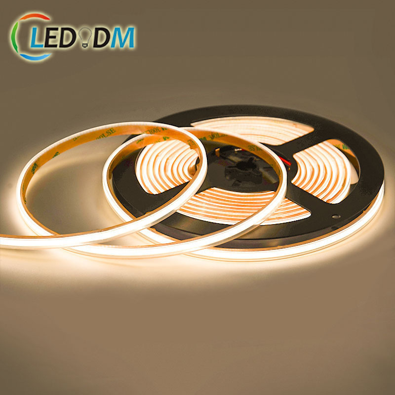 Slim 4mm 5mm 8mm COB LED Strip 320LEDs/m Soft Flexible DC12V/24V Light Bar Warm Cold White COB led Strip Lights