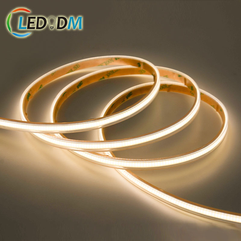 Slim 4mm 5mm 8mm COB LED Strip 320LEDs/m Soft Flexible DC12V/24V Light Bar Warm Cold White COB led Strip Lights