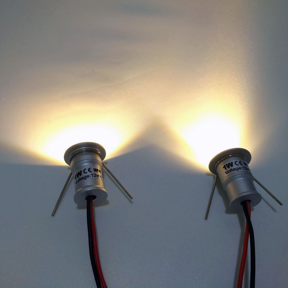 White Mini led spotlight 12 Volt