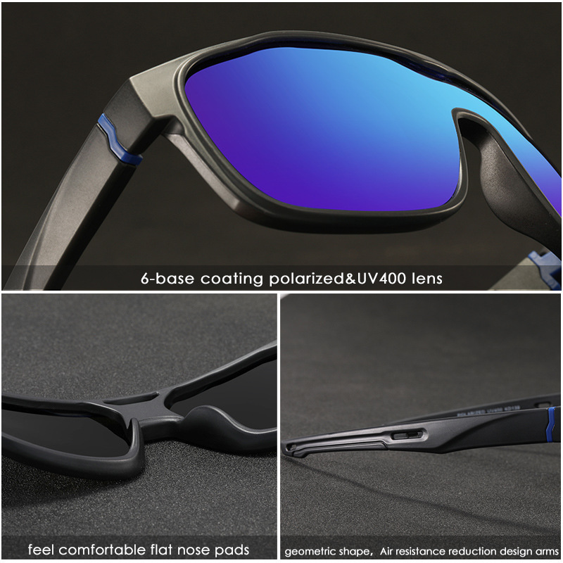 Dropshipping Cycling Glasses Polarized Bicycle Sunglasses Running Fishing Golf Sports Polarized Eyewear For Man Woman TR90 Frame