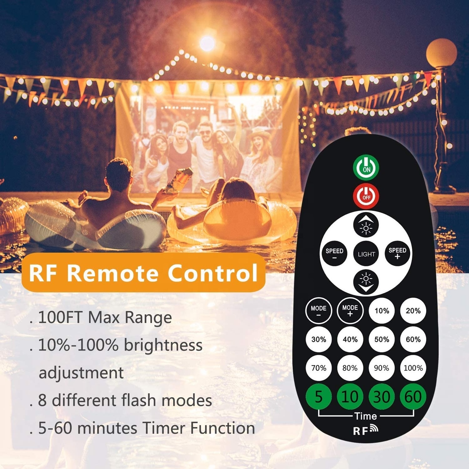 220V 1500W Outdoor String Lights Bulbs Switch led controller sunrise sunset dimmer