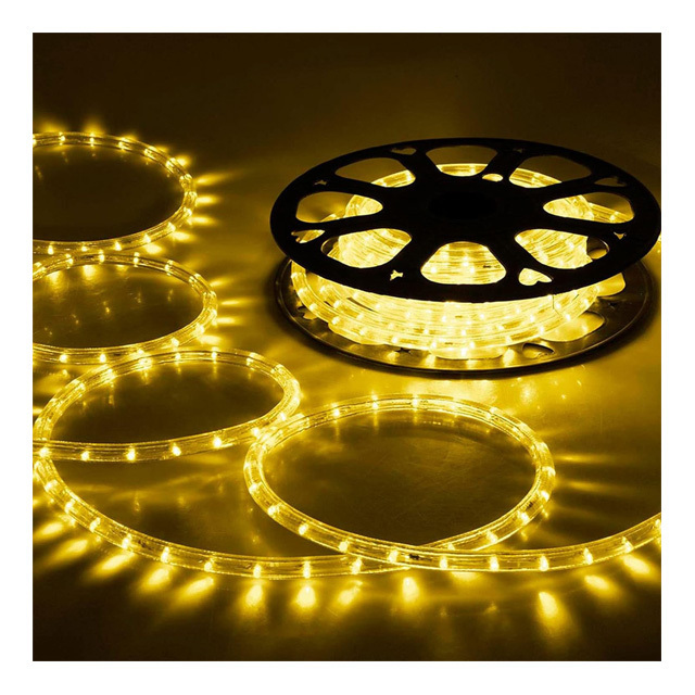 Solar USB Battery Rope Light Christmas Tree Decorations Outdoor LED Rope Tube String Party Wedding Led Curtain Lights