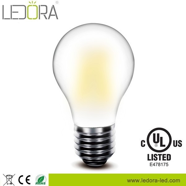 120v E26 UL Certificate A19 4W 6W 8W Dimmable LED Filament Bulb Ul Glass AC 90 Low Price Led Bulb Hotel 360 Degree Sencer Bulb