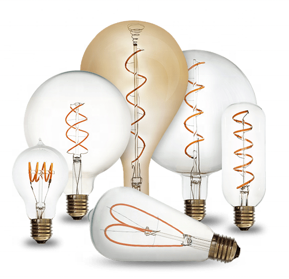 Tube Length 185mm/225mm/300mm Led Light Lamp T30 230V 4W/6W/8W E27 Led Vintage Filament Bulb