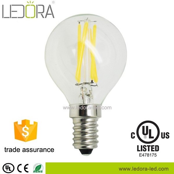 globe led light G45 E14 2W 4W Filament led lamp bulbs DC 12V /24V