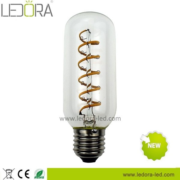 Soft filament vintage led bulb C35 spiral filament 2200k 2700k warm white double dimmable