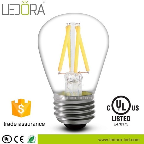 Warm White Edison Bulb Lights Led Filament Bulb S14 2w Led Light for Outdoor String Lights Glass Garden Luces Led 90 E27 30000