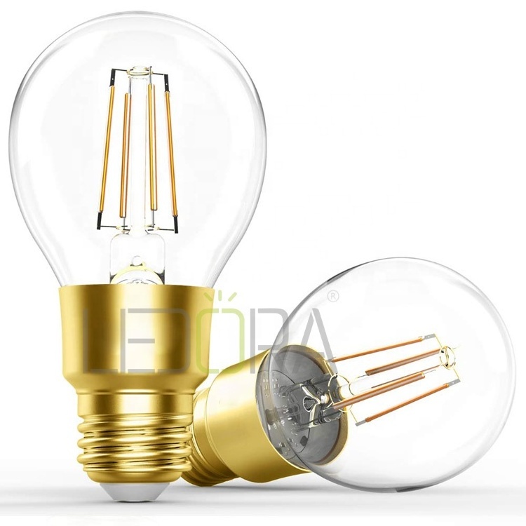 Edison Wifi LED Edison Light Bulb Wi-fi Smart E26 Dimmable Vintage Glass Clear 80 Hotel Led Filament 360 Degree -45 - 50 700 110