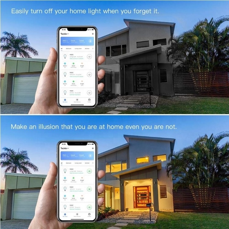 Wifi Led Smart bulb Alexa wifi smart bulb Controlled by Tuya App Alexa and Google for your smart home RGB lights