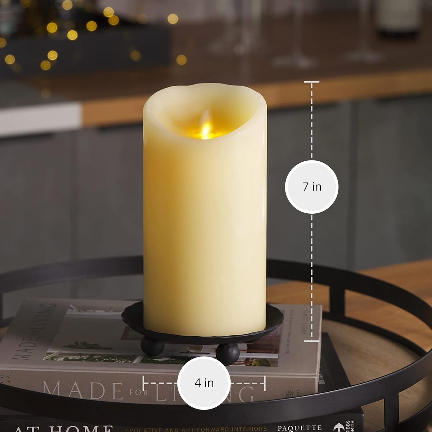 Flickering Battery Powered Candle Light Wax Electronic Flameless Rechargeable Led Realistic Tea Lights Candles With Timer