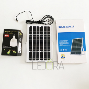 Solar Energy Systems Led Night Lamp Camping Lights with 9.5W Solar Panel