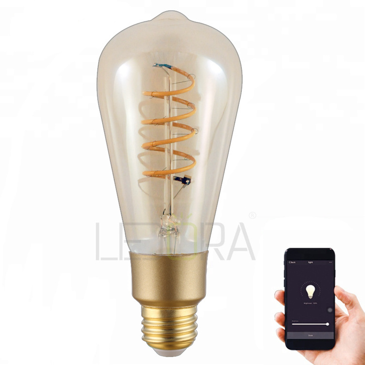 Apple homekit wifi led smart lights speaker bulb dimmable works with Amazon Alexa Google Assistant