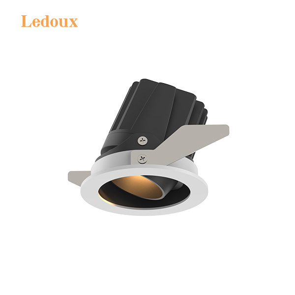 LEDOUX High Lumen COB Downlight Hotel Project LED 10W Spot Lamp Recessed COB Spotlight Down Light