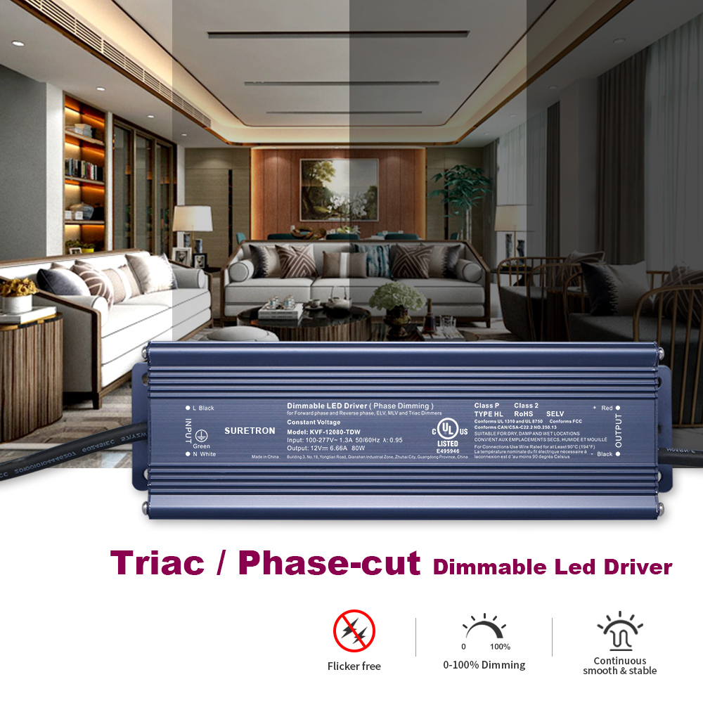 triac 30w 60w 80w 90w 100w 120w power supply 24v 150w 192w 200w 300w 320w 360w 384w 600W Dimmable LED Driver 12v